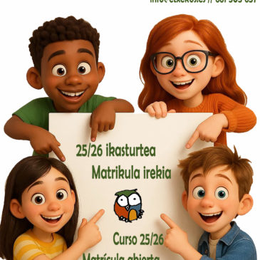 Matrícula 25/26… ¡abierta!